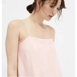 Everlane Women's The Japanese GoWeave Cami Slip Dress in Blush Pink size 10